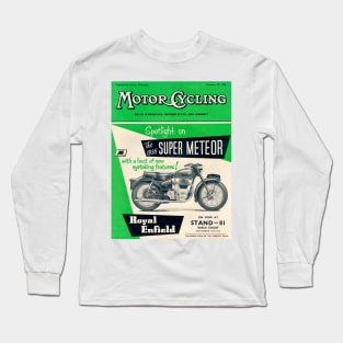 Vintage Motor Cycle Magazine Cover Long Sleeve T-Shirt